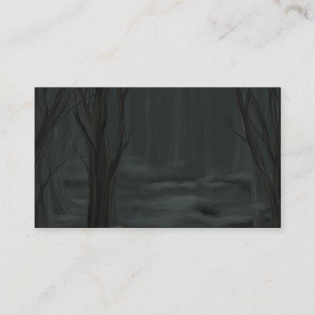 Dark Woods Business Card (Front)