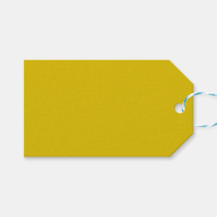 Dark Yellow Gift Tags