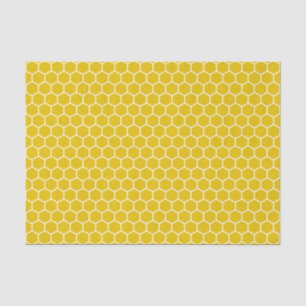 Dark Yellow Honeycomb Tissue Paper