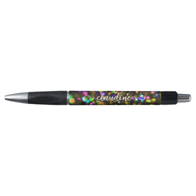 Dark Yellow Sparkling Pen (Front)