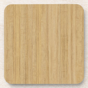 dark yellow wood coaster