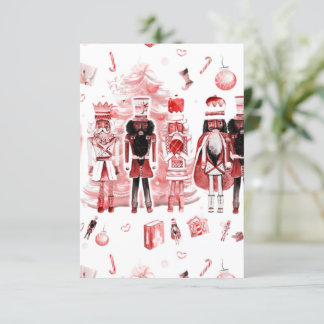 Darken Skin Christmas Invitation