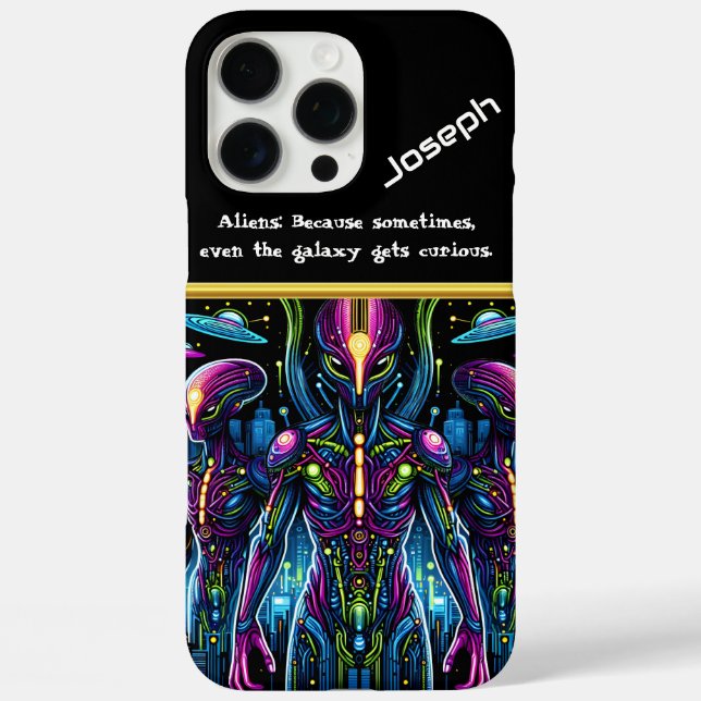 Darkened skies above Area 51 Case-Mate iPhone Case (Back)