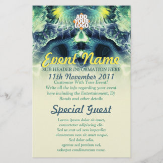 DarkEyez Fractal Art Custom Event Flyer