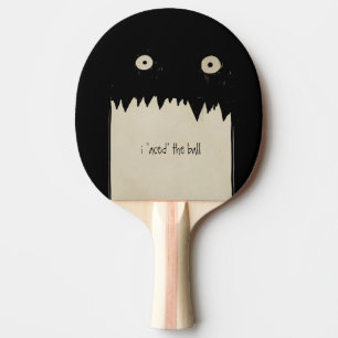 Darknes the Monster Ping Pong Paddle