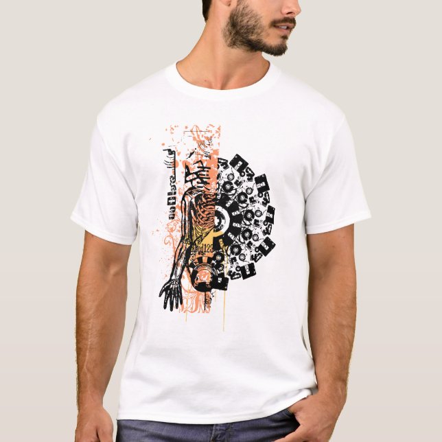 darkness001white T-Shirt (Front)