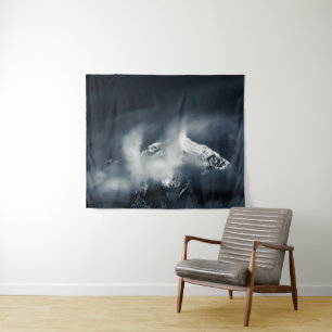 Darkness and chaos over the mountain tapestry