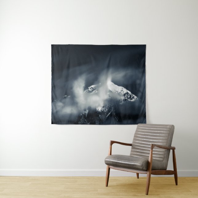 Darkness and chaos over the mountain tapestry (In Situ (Horizontal))