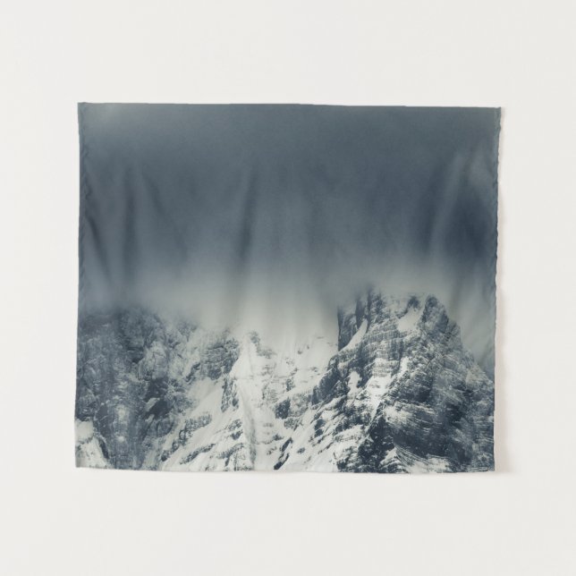 Darkness and clouds covering mountain tapestry (Front (Horizontal))