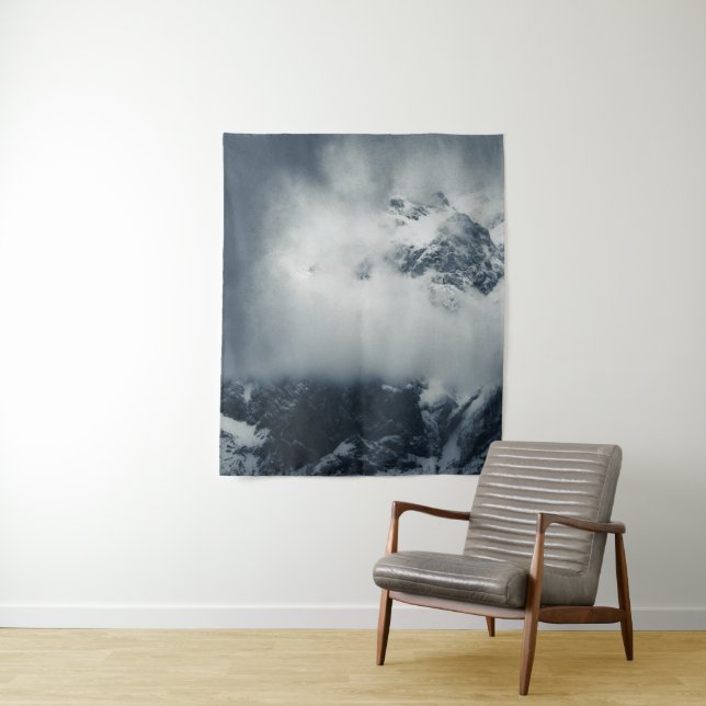 Darkness and mysterious clouds over the mountain tapestry (In Situ)