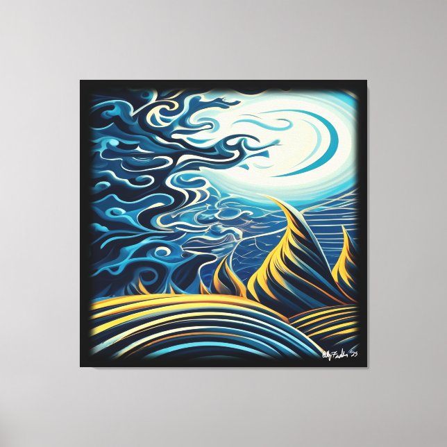 Darkness Canvas Print (Front)