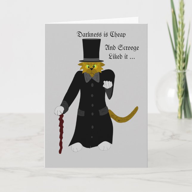 Darkness is Cheap, ... Holiday Card (Front)