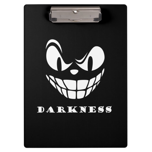 Darkness monster face clipboard (Front)