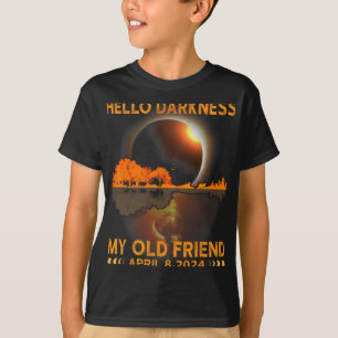 Darkness My Friend Solar Eclipse April 8 2024 Funn T-Shirt