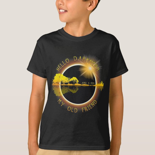 Darkness My Old Friend Eclipse  T-Shirt (Front)