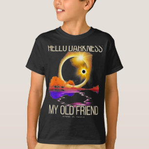 Darkness My Old Friend Solar Eclipse April 08 2024 T-Shirt