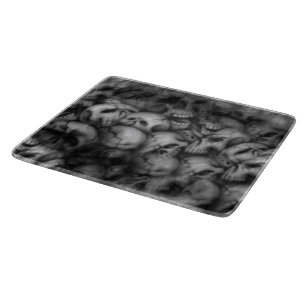darkness skull head textures cutting board