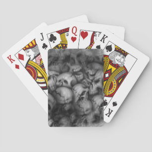 darkness skull head textures playing cards