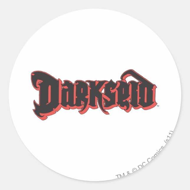 Darkseid Logo Classic Round Sticker (Front)