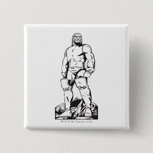 Darkseid Outline 2 Inch Square Button