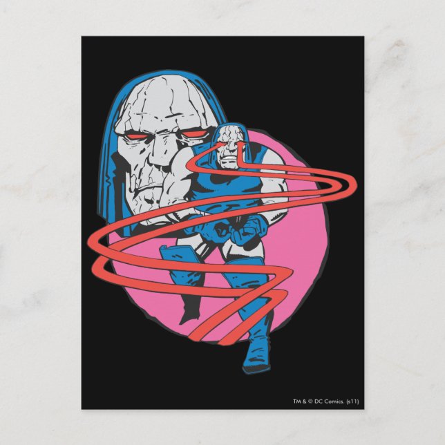 Darkseid Shoots Omega Beams Postcard (Front)