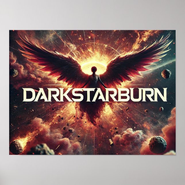 DarkStarBurn - Poster de l'ange foncé (Devant)