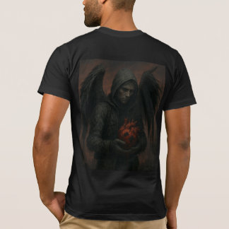 DarkStarBurn - T-shirt Coeur noir