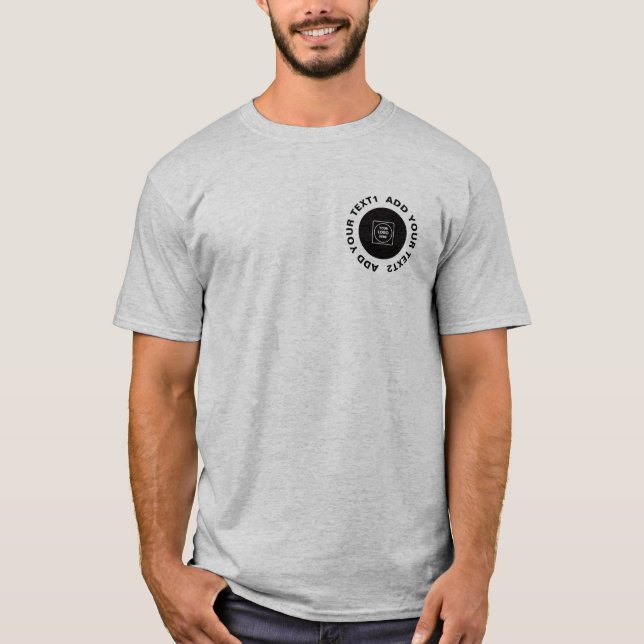 DarkText Logo Uniform Pros Staff T-Shirt (Front)