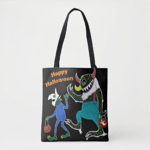 Darkverse Halloween Haiku Trick Or Treat Tote Bag