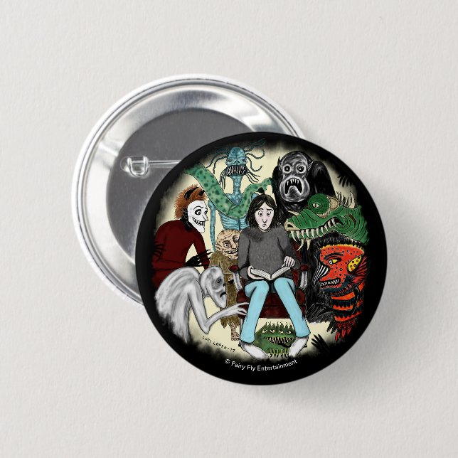 Darkverse:  The Shadow Hours 2 Inch Round Button (Front & Back)