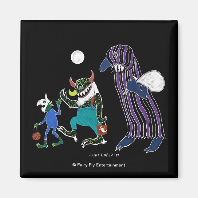 Darkverse:  The Shadow Hours | Halloween Haiku Magnet (Front)