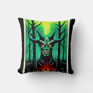 Darkwoods Skinwalker 3 Throw Pillow
