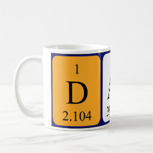 Darla periodic table name mug