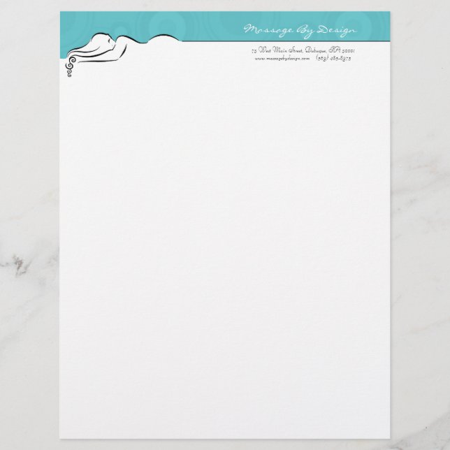Darla [spa blue] Letterhead (Front)