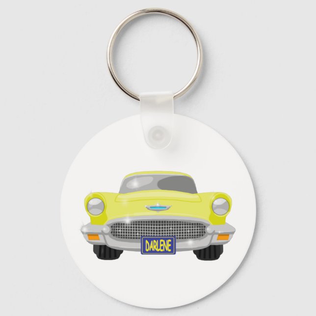 Darlene's T Bird Keychain (Front)