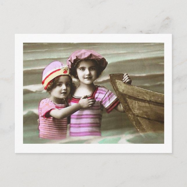 Darling Antique Design de carte postale française (Devant)
