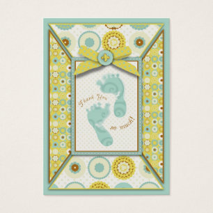 Darling baby Toes TY Gift Tag