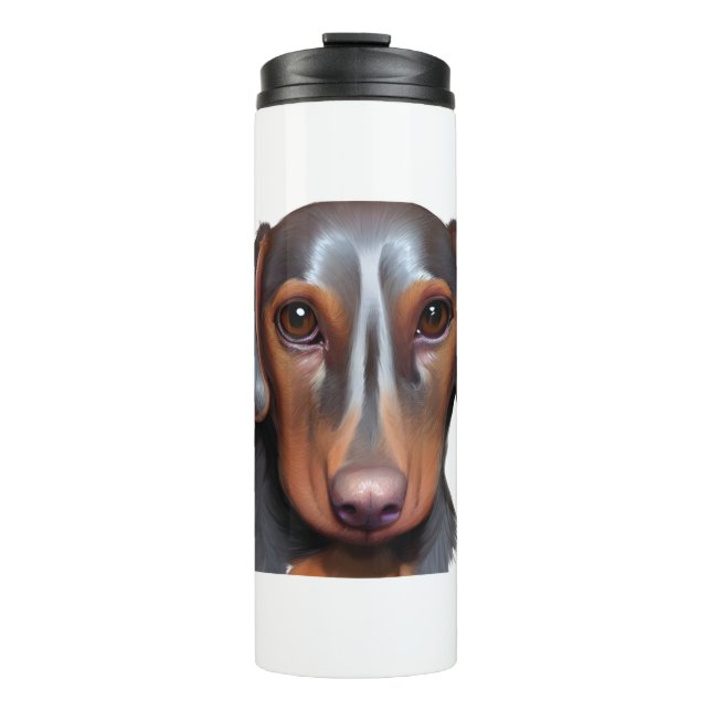 Darling Dachshund   Thermal Tumbler (Front)