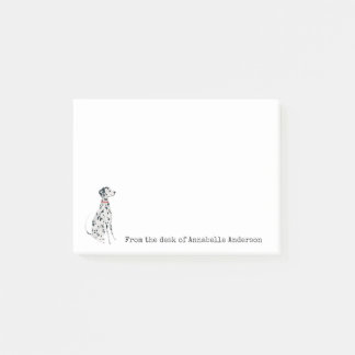 Darling Dalmatian Personalize Post-it Notes