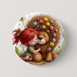 Darling Dandelion 2 Inch Round Button
