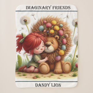 Darling Dandelion Sherpa Blanket