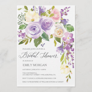 Darling Flora Bridal Shower Invitation