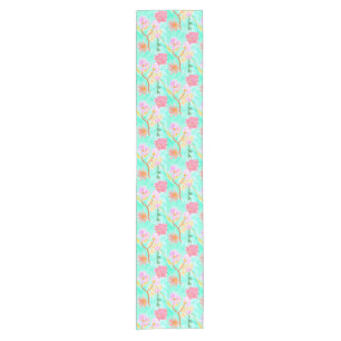 Darling Floral Table Runner, Ariella & Lily Desig Short Table Runner
