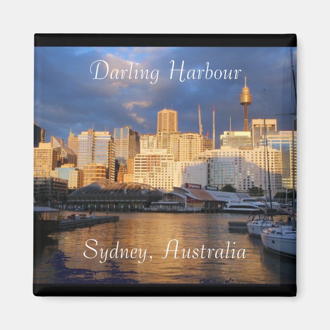 Darling Harbor, Sydney, Australia magnet (Front)