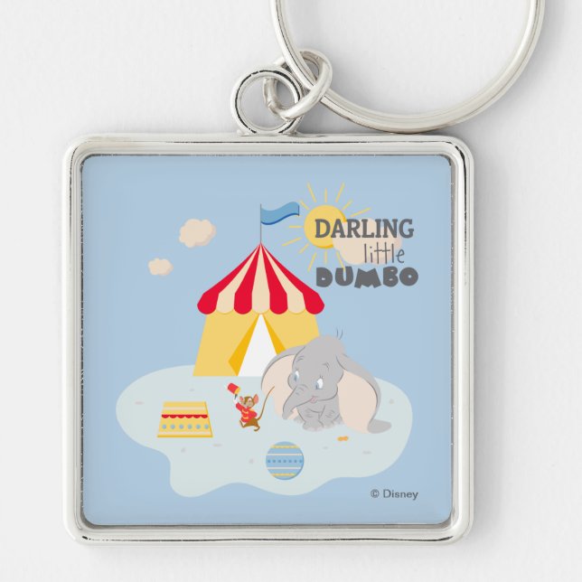 Darling Little Dumbo & Timothy Keychain (Front)