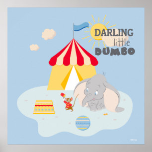 Darling Little Dumbo & Timothy Poster