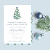 Darling Something Old New Borrowed Blue Invitation