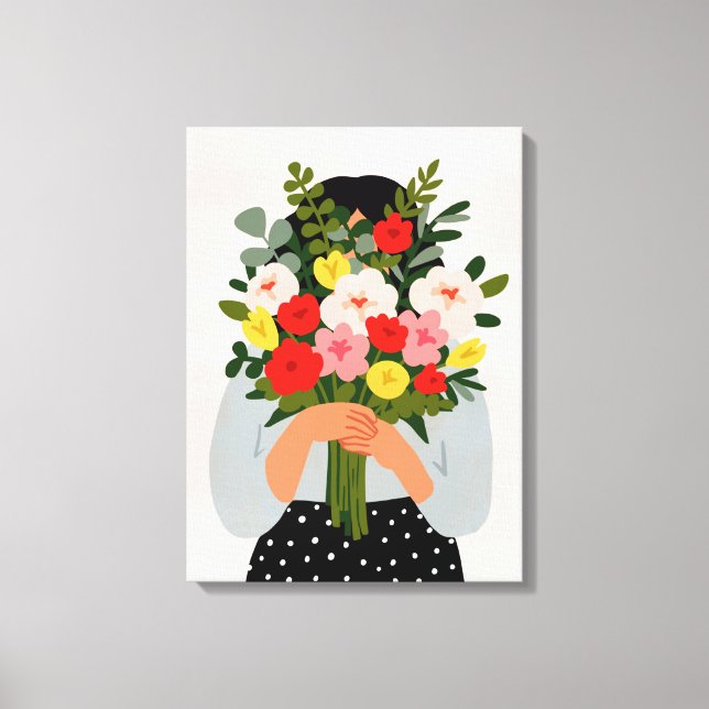 Darling Valentine II Canvas Print (Front)