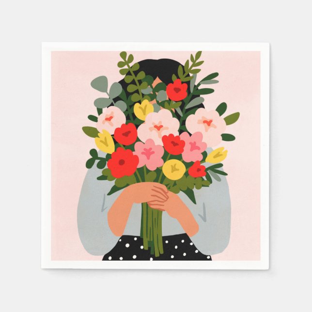 Darling Valentine II Napkin (Front)