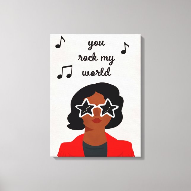 Darling Valentine III Canvas Print (Front)